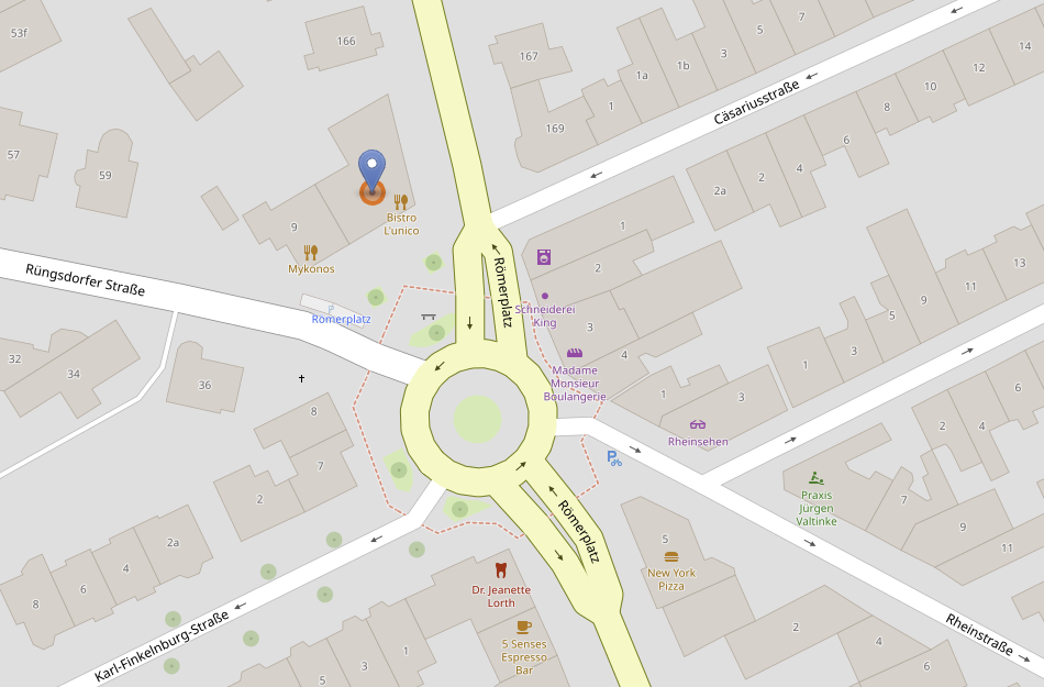 Karte: Römerplatz 10, 53173 Bonn